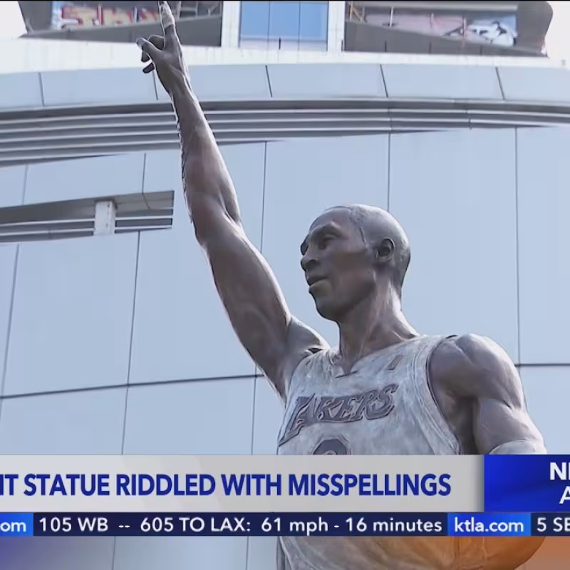 Kobe Bryant, inmortalizado en Los Angeles.