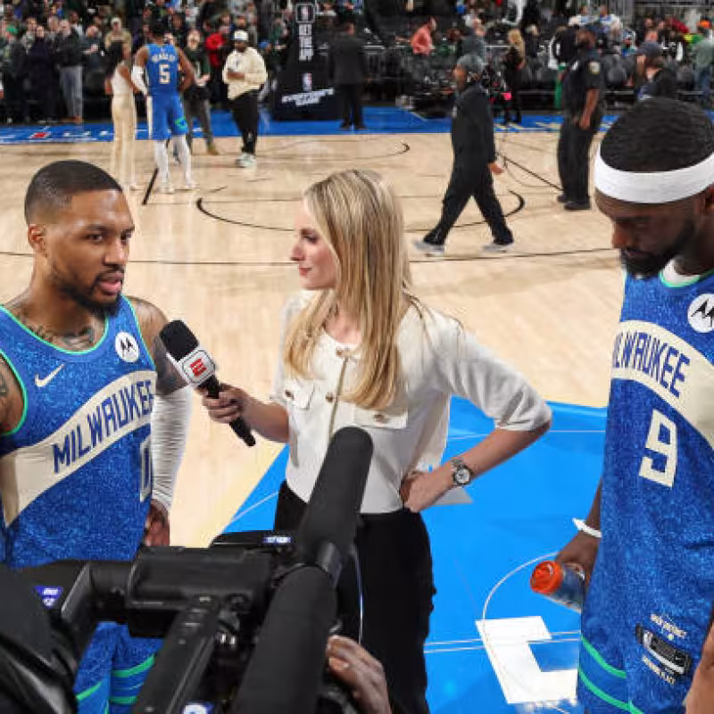 Lillard y Portis, en Bucks. Foto: gettyimages