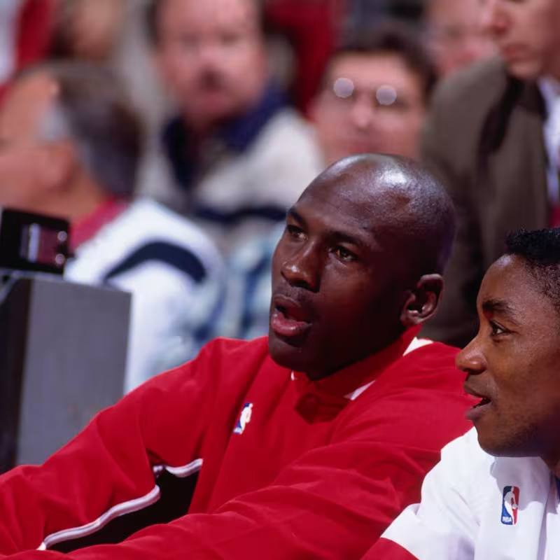 Michael Jordan e Isiah Thomas
