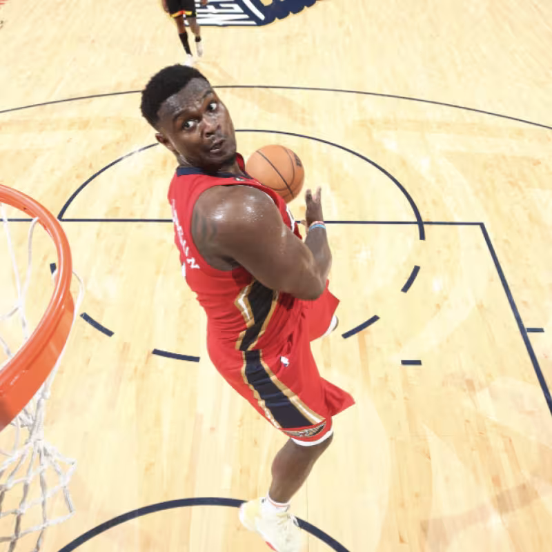 Zion Williamson, jugador de New Orleans Pelicans. 