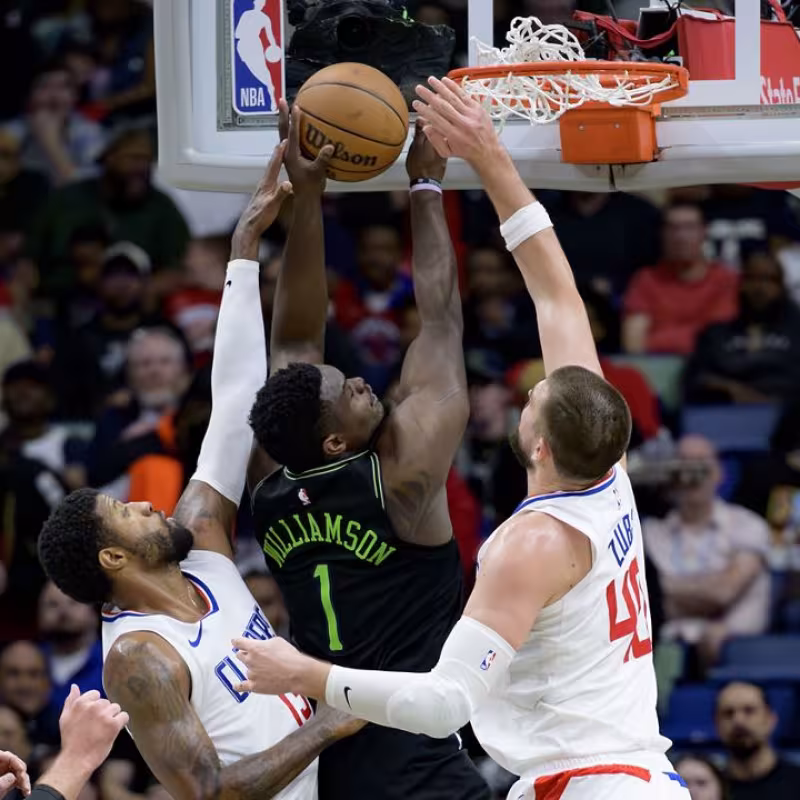 Zion Williamson, en un partido contra Los Angeles Clippers
