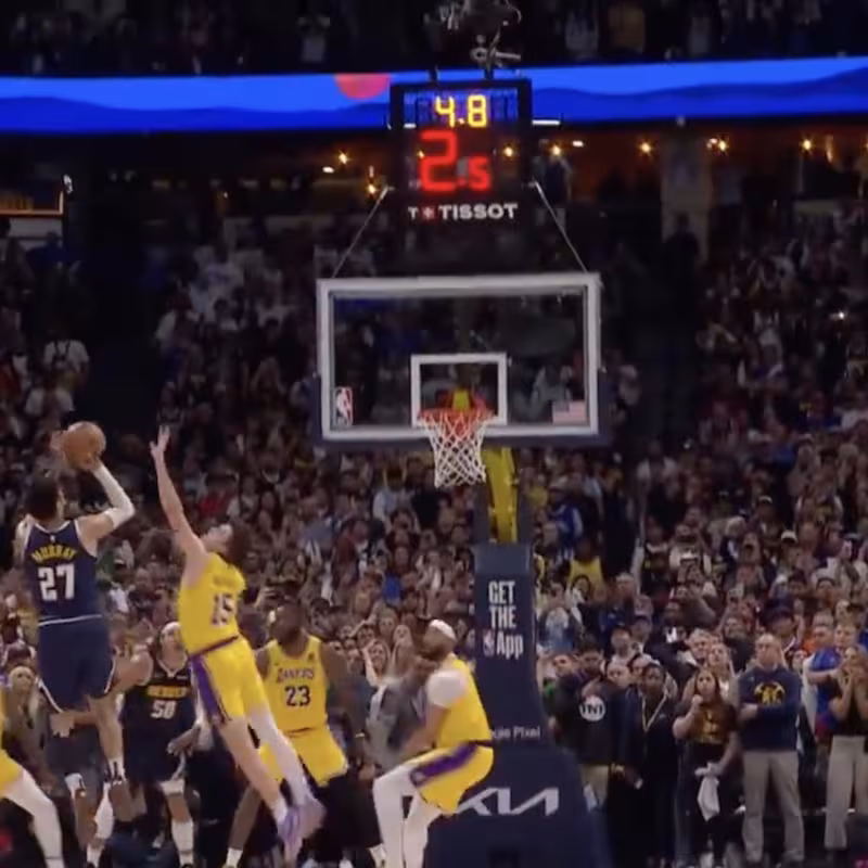 Jamal Murray, con un game winner contra Los Angeles Lakers