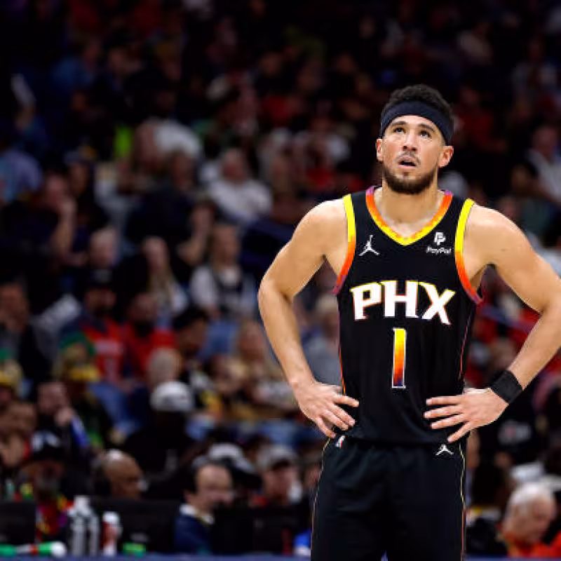 Devin Booker, arma letal en playoffs. Foto: gettyimages