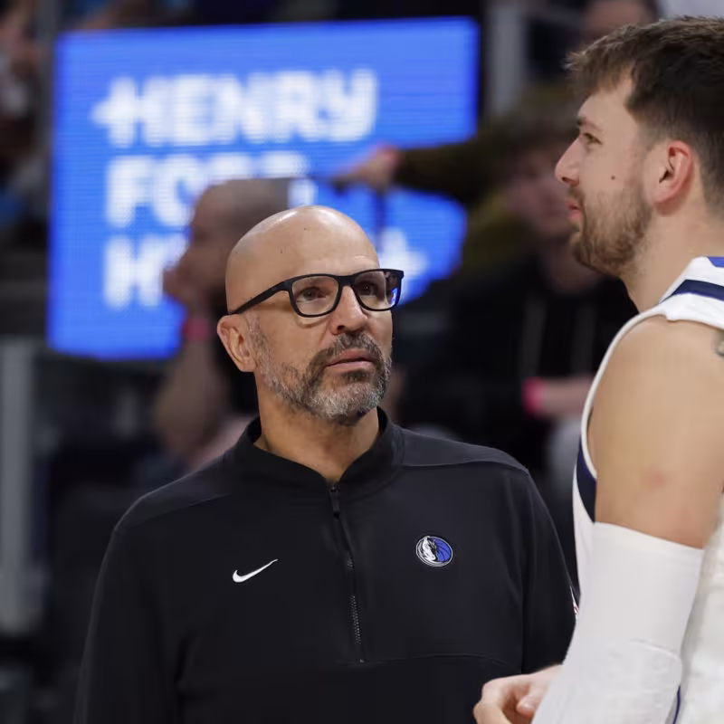 Jason Kidd y Luka Doncic