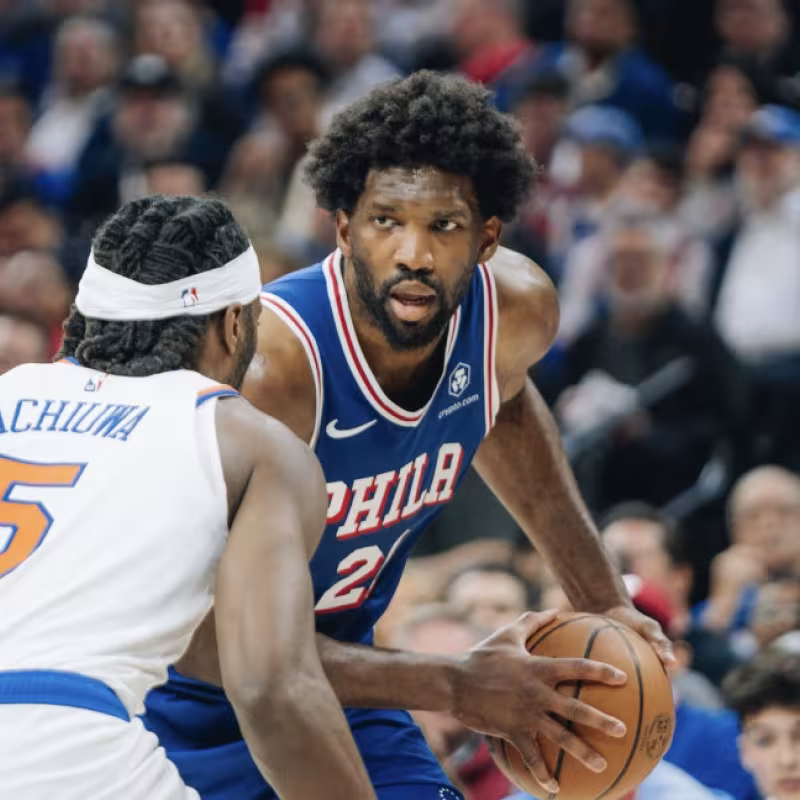 Joel Embiid, jugador de Philadelphia 76ers.