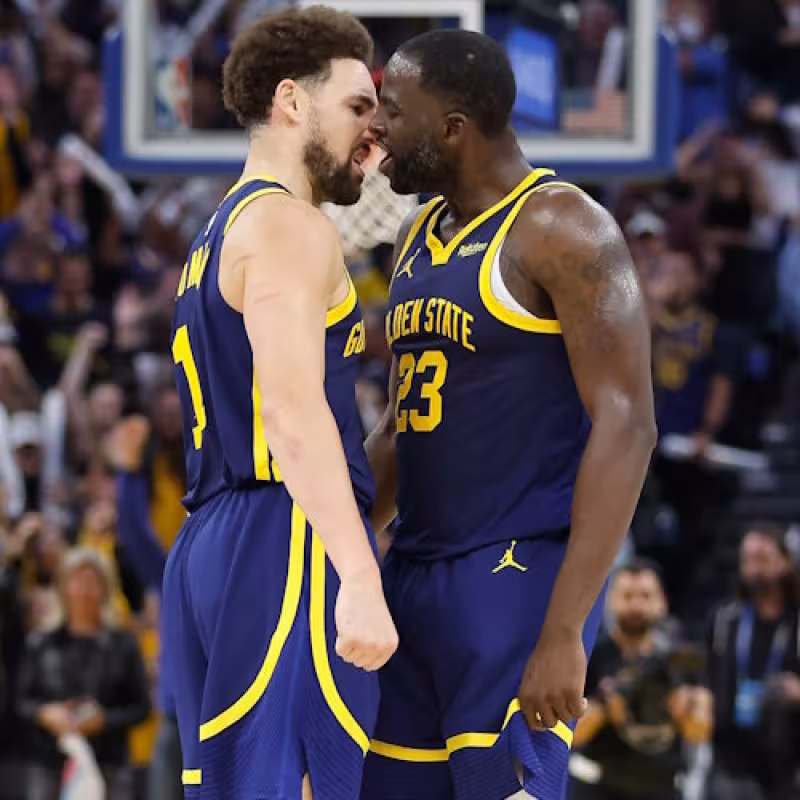 Klay Thompson y Draymond Green