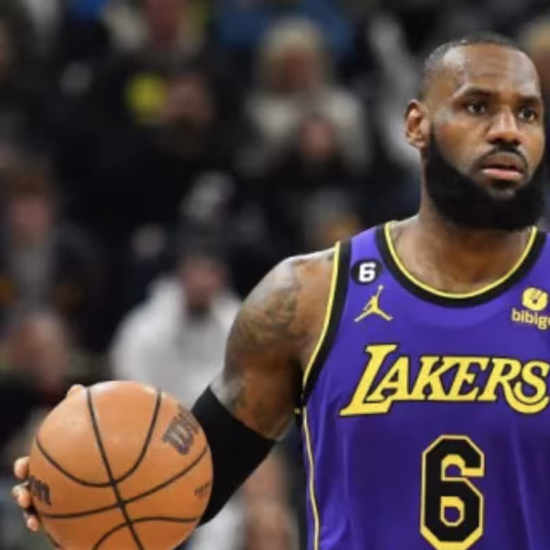 LeBron James, estrella de la NBA. 