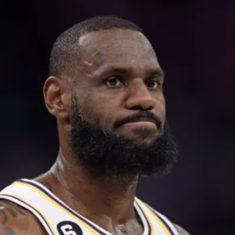 LeBron James, estrella de la NBA. 