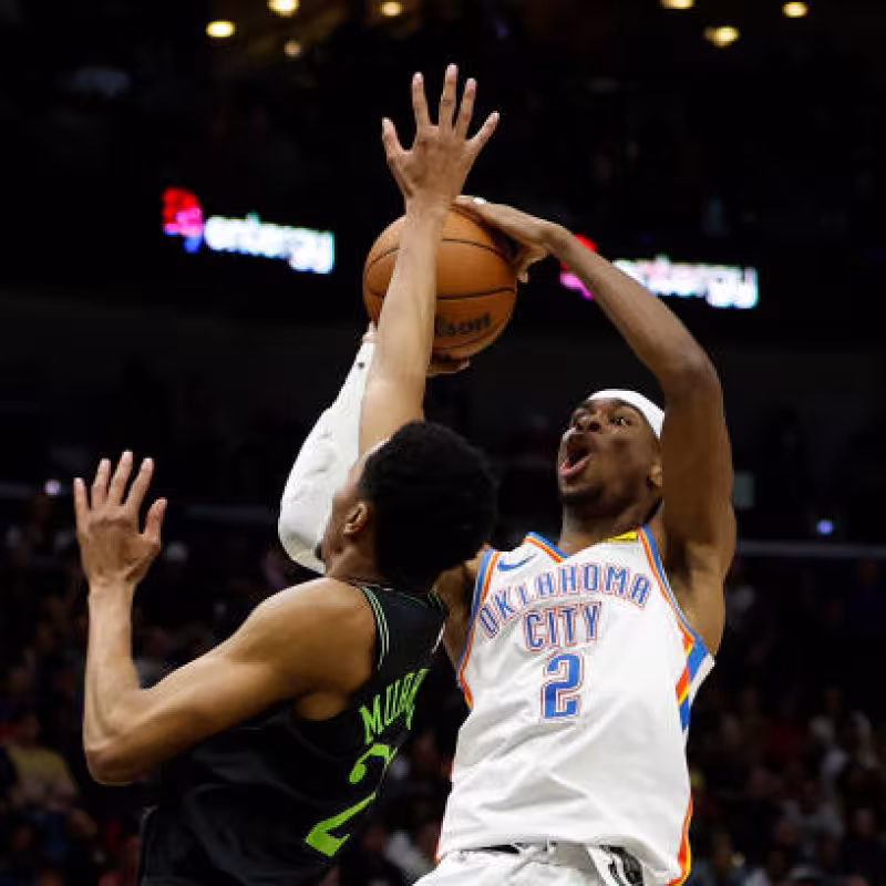 Shai Gilgeous Alexander, ante Pelicans. Foto: gettyimages