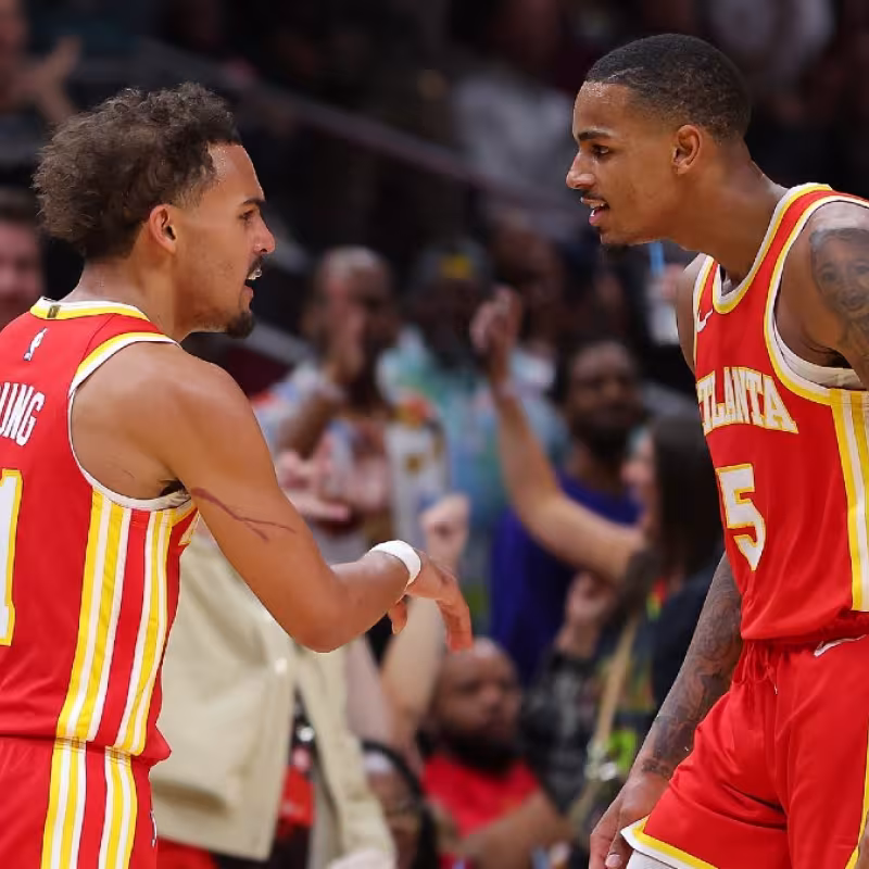 Trae Young y Dejounte Murray