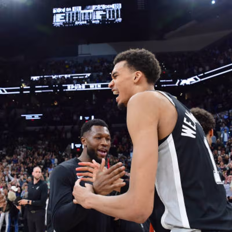 Victor Wembanyama, rookie NBA balance temporada. Foto: gettyimages