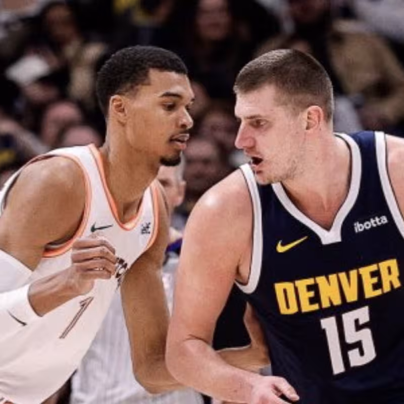 Wembanyama, frente a Jokic.
