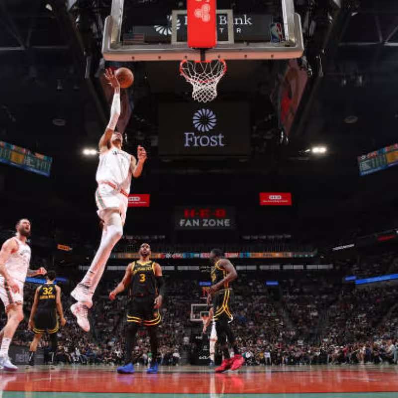 Wembanyama, robos y tapones. Foto: gettyimages