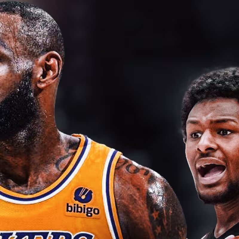 LeBron y Bronny James