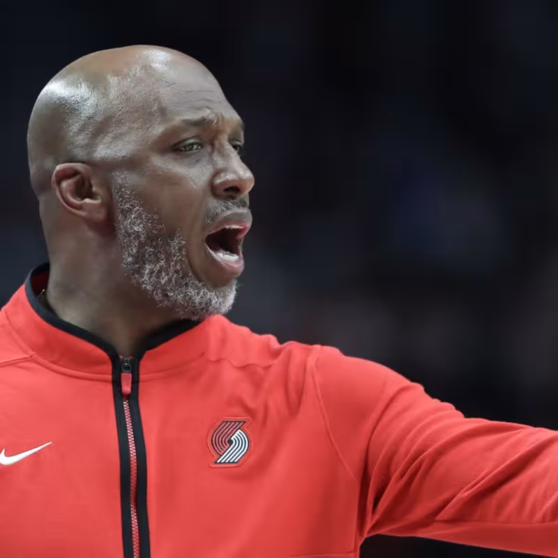 Chauncey Billups, entrenador de Portland Trail Blazers.