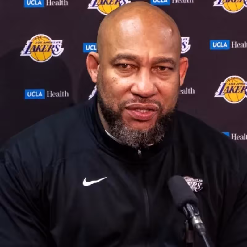 Darvin Ham, ya ex entrenador de Los Angeles Lakers.