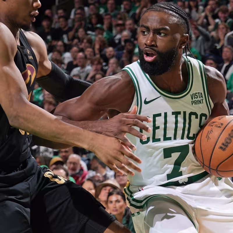 Jaylen Brown, en el primer partido de las semifinales de la Conferencia Este 2024 ante los Cleveland Cavaliers