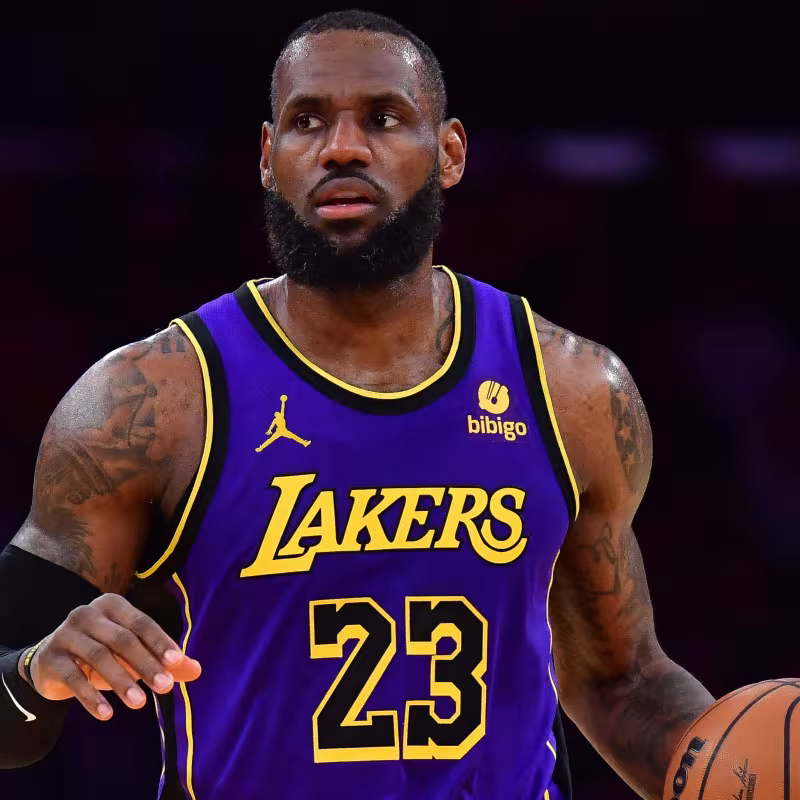 LeBron James, jugador de Los Angeles Lakers.