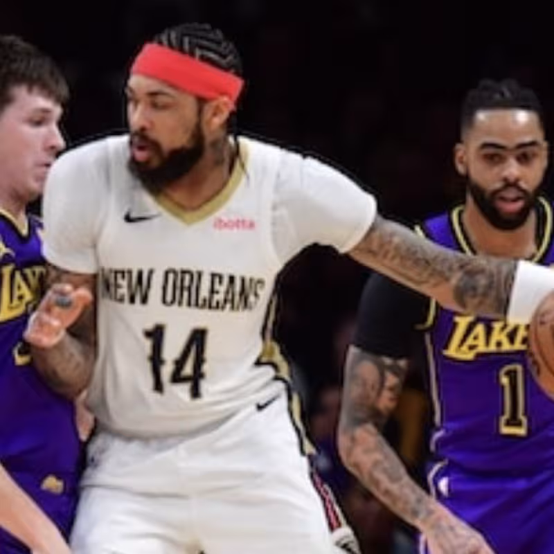 Brandon Ingram, frente a Los Angeles Lakers. 
