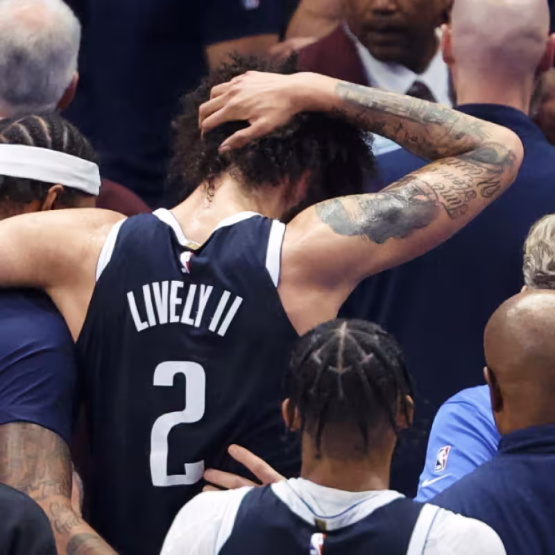 Dereck Lively, jugador de Dallas Mavericks. 