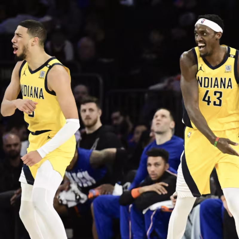 Tyrese Haliburton y Pascal Siakam, estrellas de Indiana Pacers