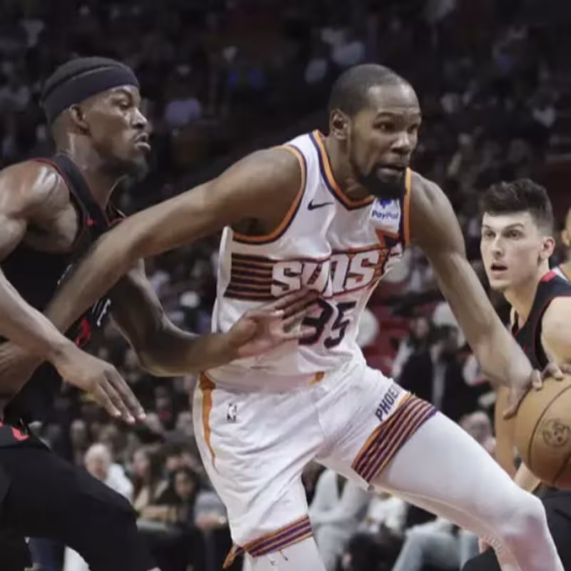 Kevin Durant suena para Miami Heat. 