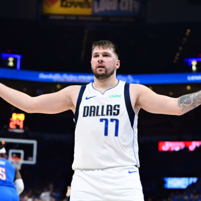 Luka Doncic, dominio Thunder. Foto: gettyimages