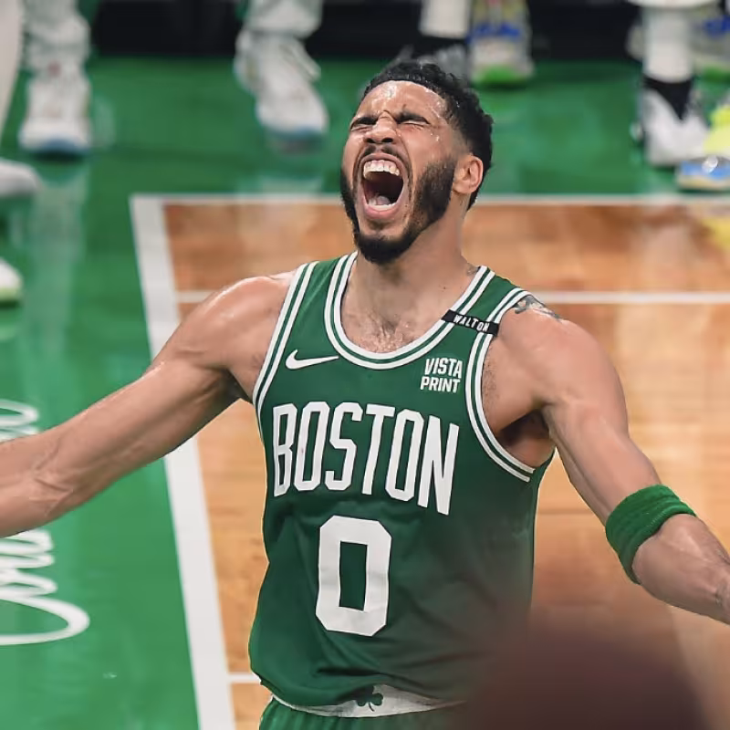 Jaylen Brown, estrella de Boston Celtics. 