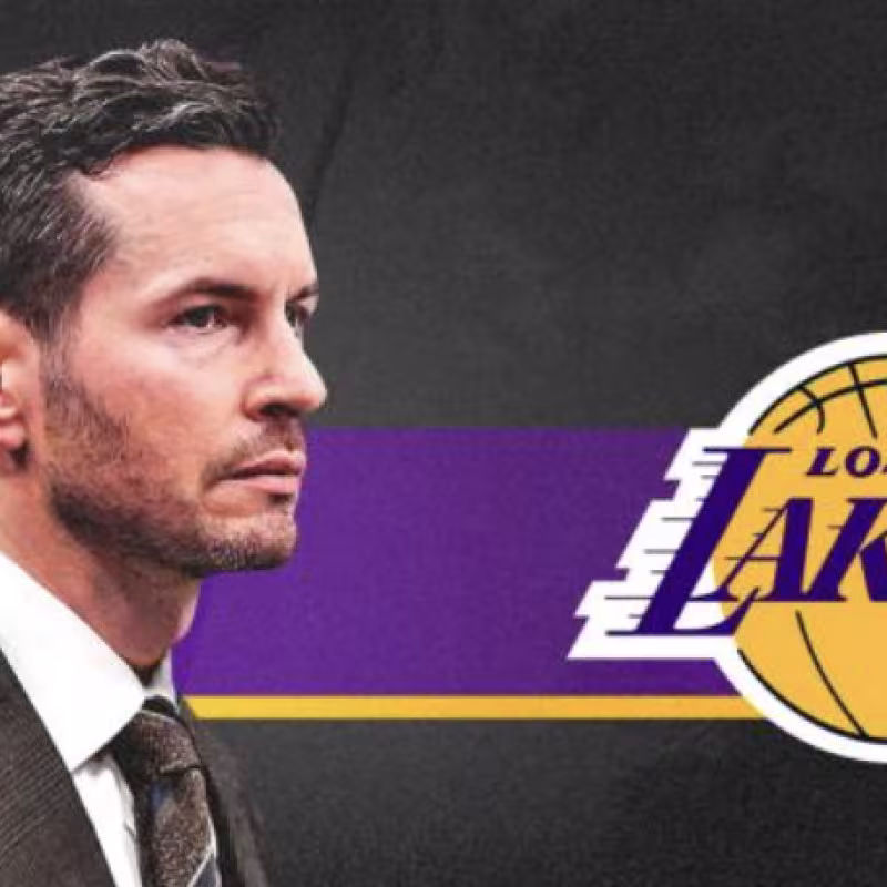 JJ Redick, new coach of the Los Angeles Lakers.