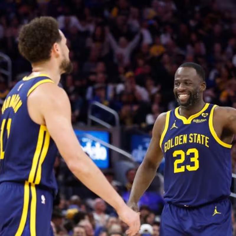 Klay Thompson y Draymond Green
