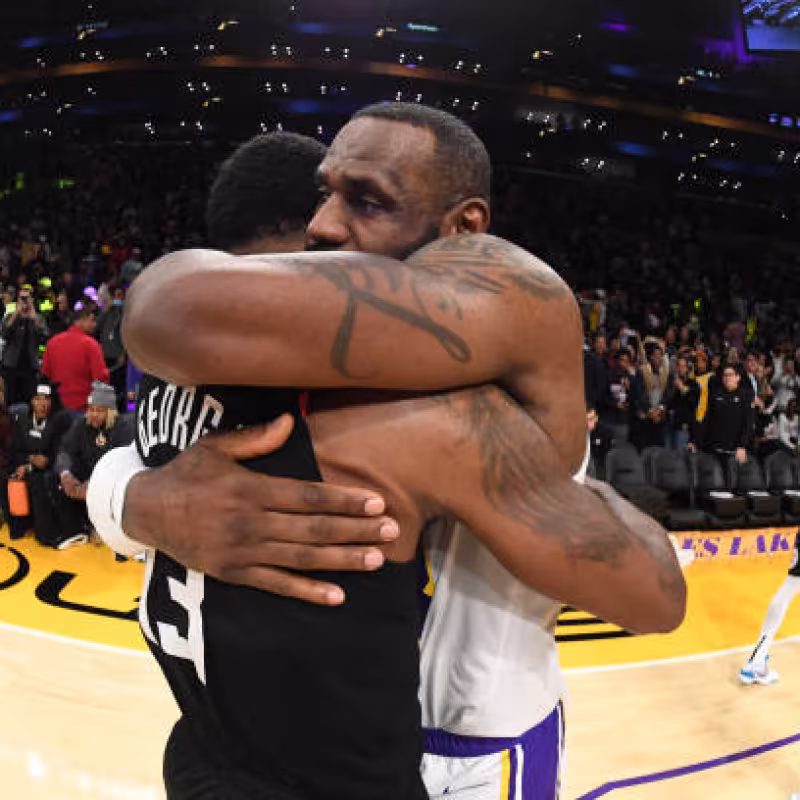 Rumores NBA, Lebron y George. Foto: gettyimages