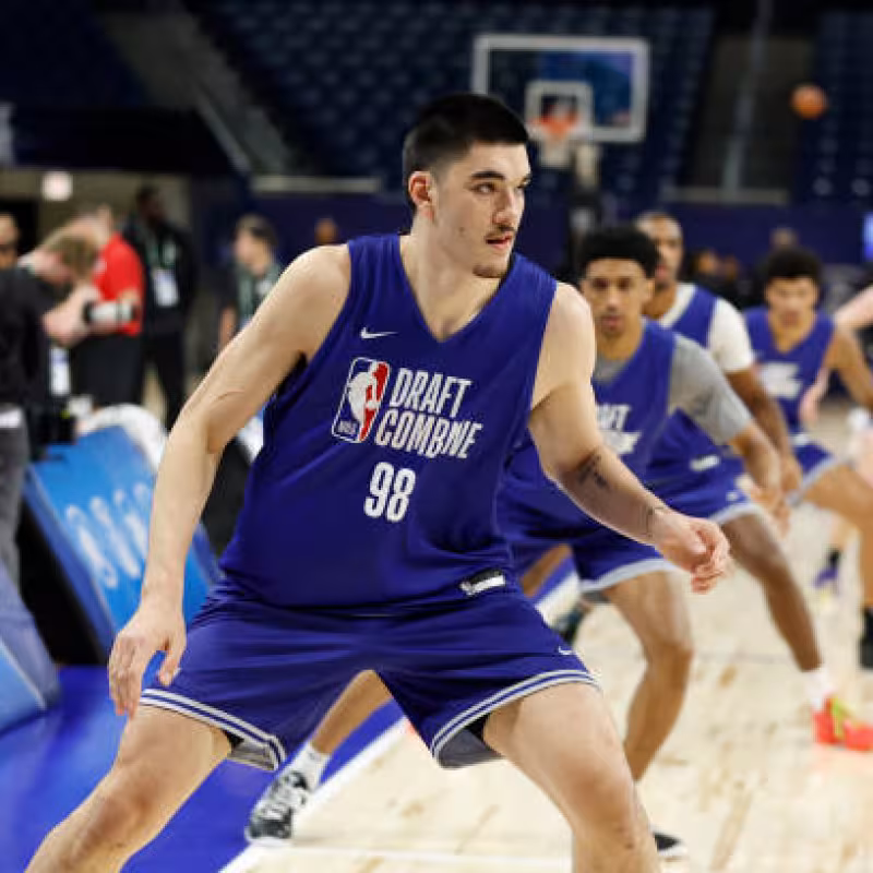 Zach Edey, gigante de la NBA. Foto: gettyimages