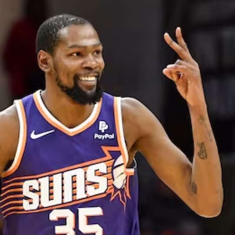 Kevin Durant, estrella de Phoenix Suns.