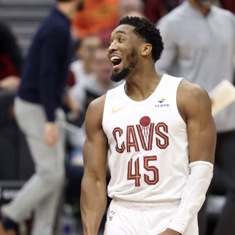 Donovan Mitchell, estrella de Cleveland Cavaliers. 