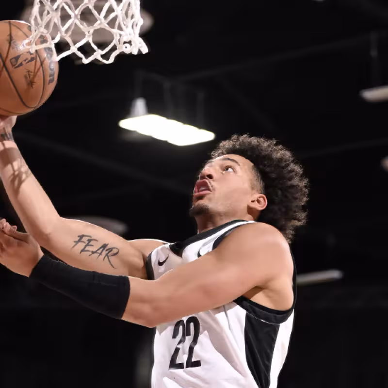 Jalen Wilson, MVP de la Summer League, jugador de Brooklyn Nets. 