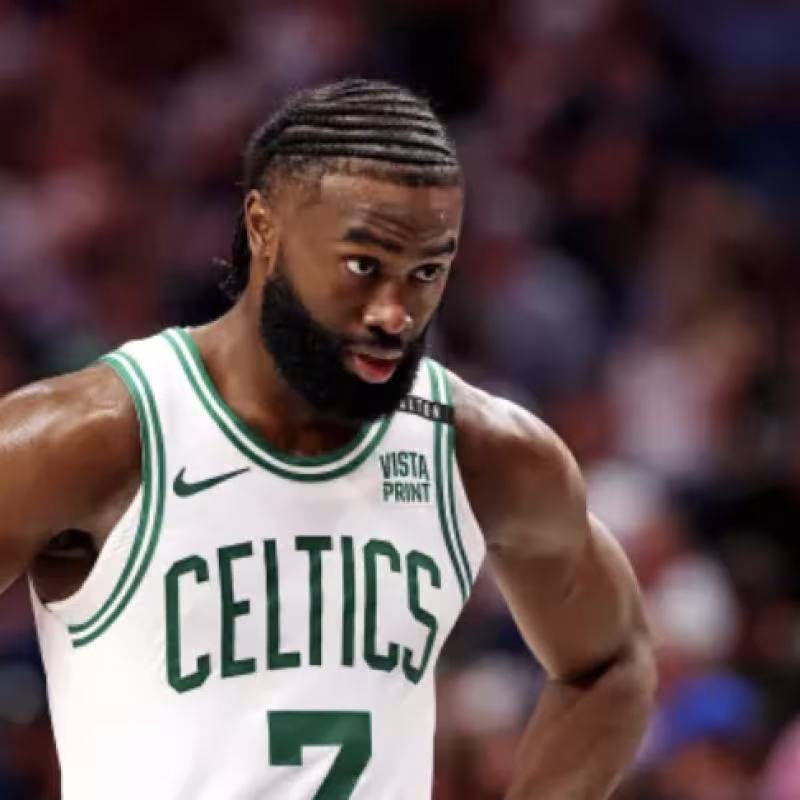 Jaylen Brown, estrella de Boston Celtics. 