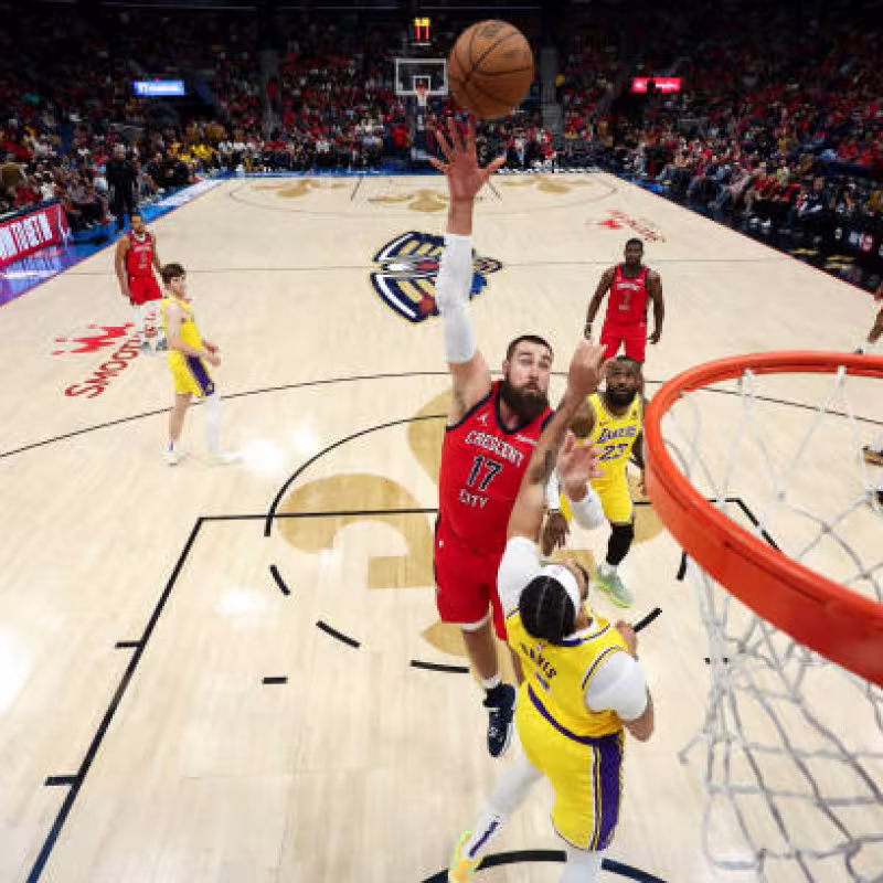 Jonas Valanciunas, a Lakers. Foto: gettyimages