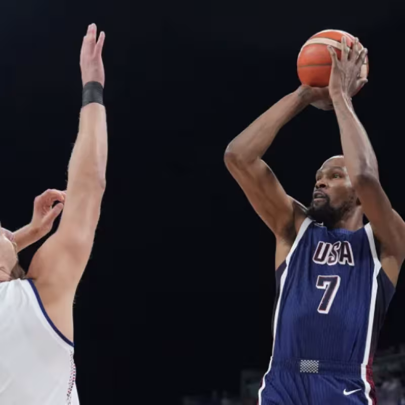Kevin Durant, estrella del Team USA. 