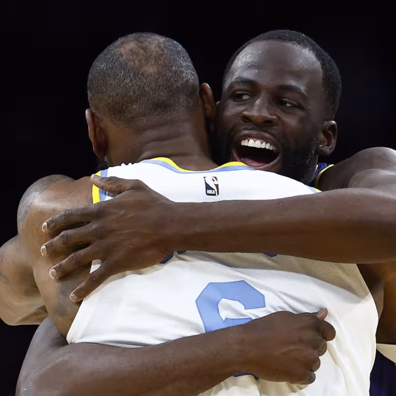LeBron James and Draymond Green.