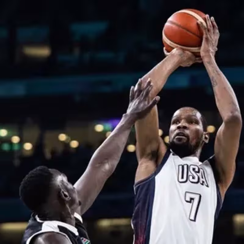 Kevin Durant, star of Team USA.