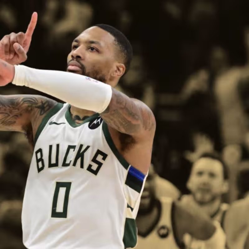 Damian Lillard, star of the Milwaukee Bucks.