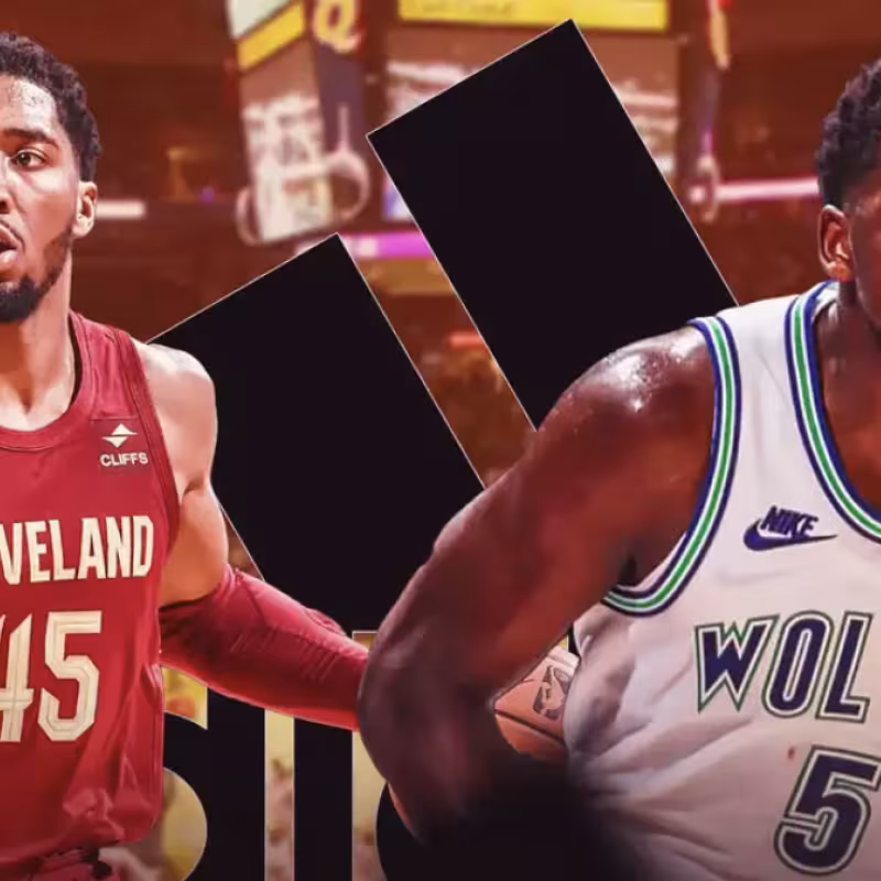 Anthony Edwards y Donovan Mitchell, estrellas de la NBA.