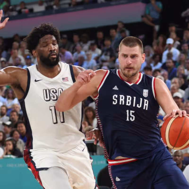 Embiid and Jokic. Photo: gettyimages