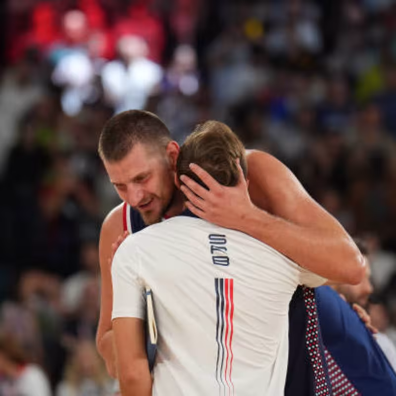 Jokic, exhibition match. Photo: gettyimages.