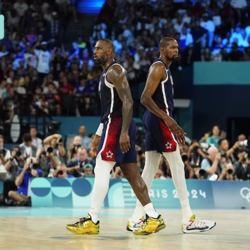 LeBron James and Kevin Durant