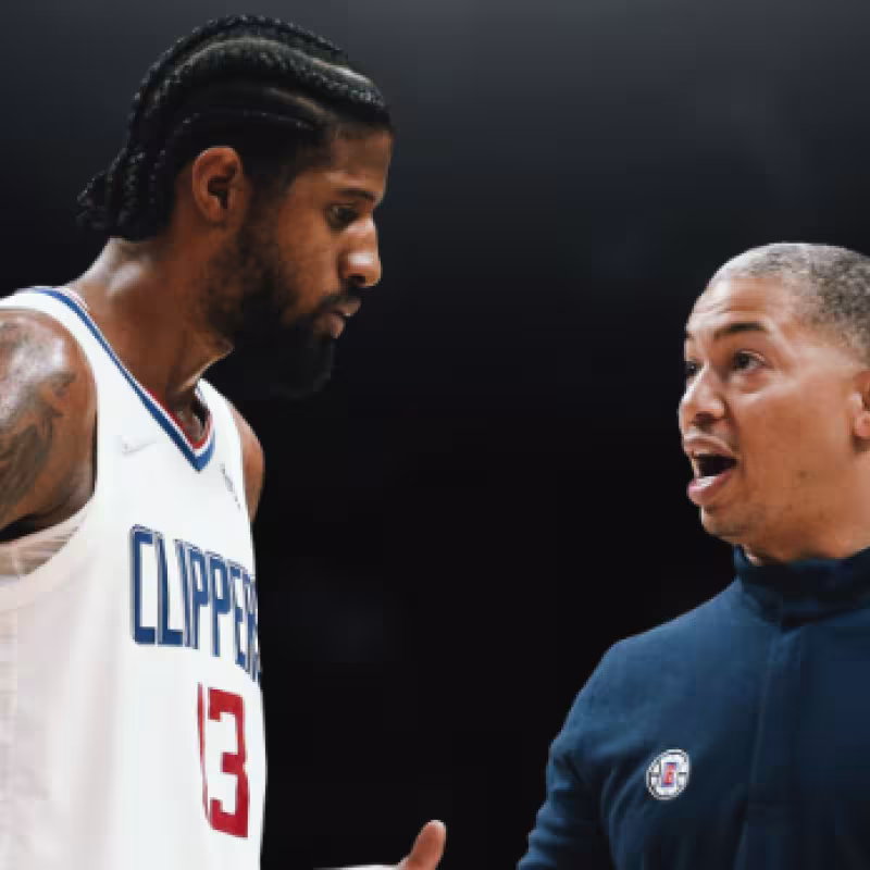 Tyronn Lue and Paul George have parted ways.