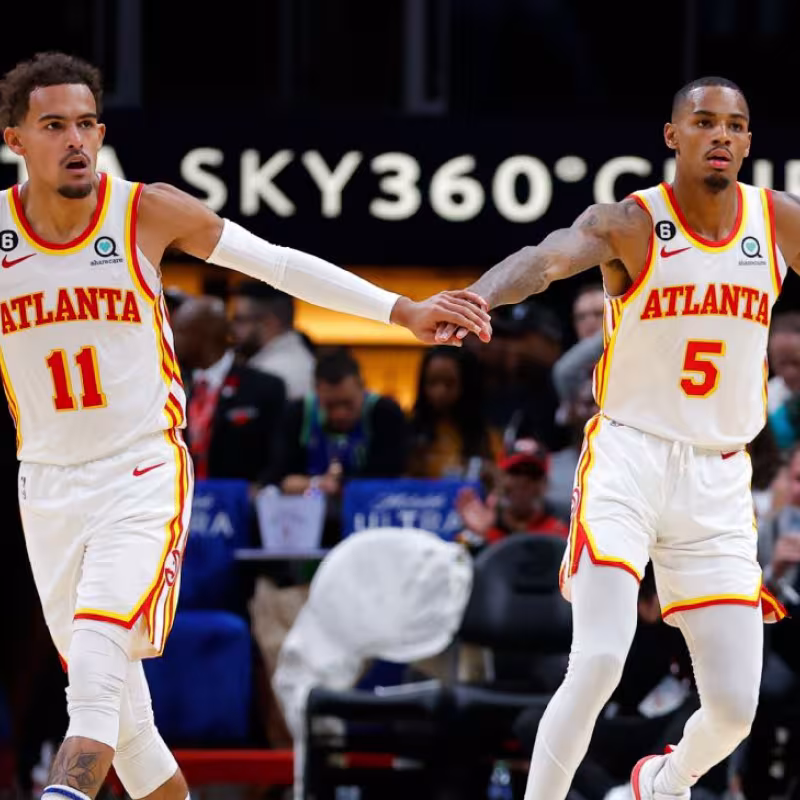 Trae Young and Dejounte Murray