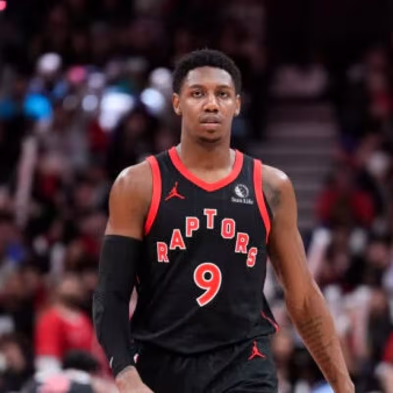 RJ Barrett, jugador de Toronto Raptors.