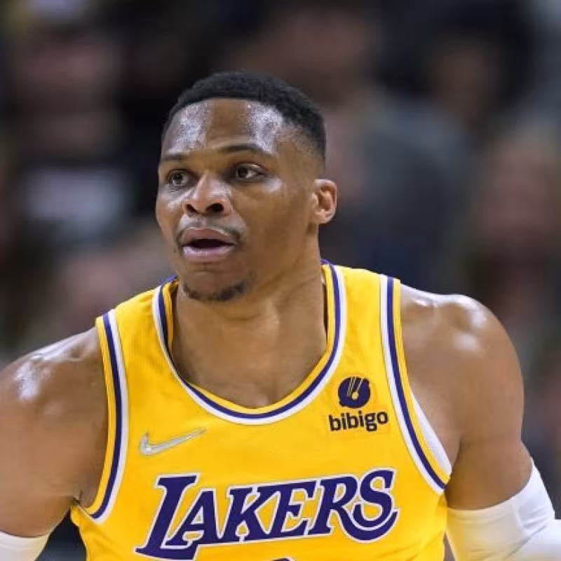 Russell Westbrook, former player of the Los Angeles Lakers.