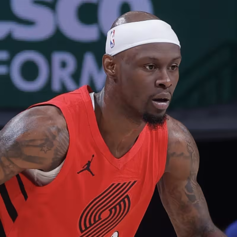 Taze' Moore, player for the Portland Trail Blazers.
